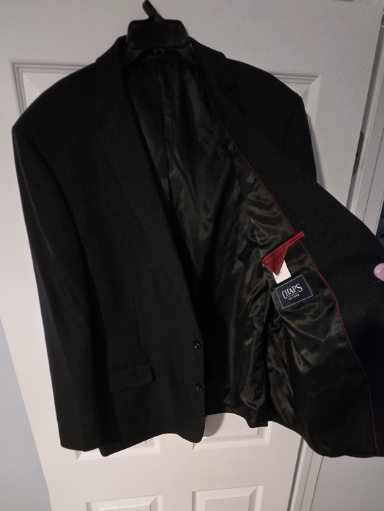 Chaps Black Men's Sport Coat Blazer - Picture 3 of 4